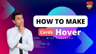 How to create a Card Hover animation use html and css with CodeRoom