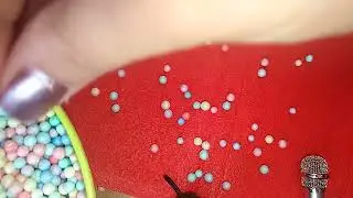 ASMR Foam Balls Mic Scratching & Mimic Triggers 🎤 Tingly Blue Yeti Sounds for Sleep