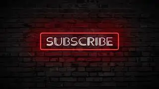 How to Add Subscribe Button on Video | Free Stock Footage Neon Style