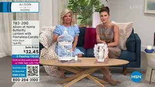 Alison at Home Indoor Butterfly Lantern with Flameless C...