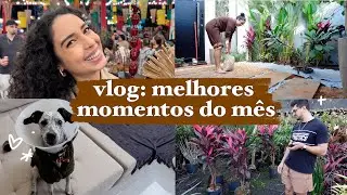 RESUMO DO MÊS: NOVO JARDIM DA CASA, FESTA JUNINA E ROTINA DE BELEZA COMPLETA 🌿🎉✨ | JULIANA LOUISE
