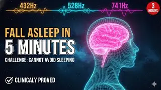 528Hz + 741Hz +432Hz Deep Sleep Healing Frequency Music | Fall Asleep Fast, Remove Negative Energy