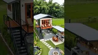 A house by the rice fields, so cool and peaceful!