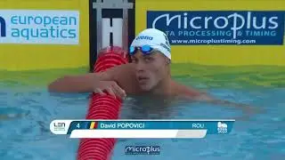 DAVID POPOVICI | 1:42.97 WJ | Men's 200 Freestyle Final | Rome 2022