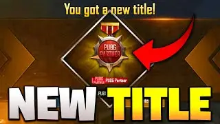 HOW TO GET NEW MYTHIC PUBG PARTNER TITLE | EASY WAY to GET PUBG PARTNER TITLE in PUBG Mobile