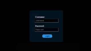 Make a Login page by Html and CSS