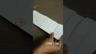 HOW TO MAKE PAPER CHEF CAP N MAKE DELICIOUS DISHES ✨👩&zwj;🍳&hearts;️