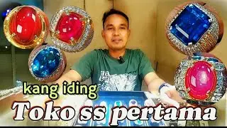 🔷Update perdana❗topaz blue Swiss super crystal 💍 || kang iding toko ss pertama || rawa bening👍