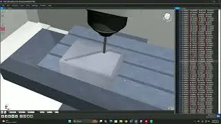 CNC simulator pro Evidencia de pieza exportada de FreeCAD