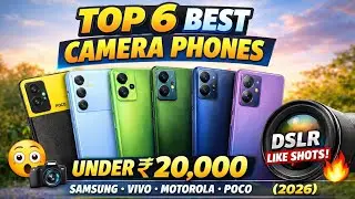 Top 6 Best Camera Phones Under ₹20,000 🔥 (2026) | Samsung, Vivo, Motorola, POCO 📸