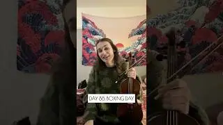 Day 88: Boxing Day practice: intonation, bow changes & high positions #100daysofpractice