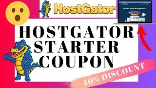 Hostgator Starter Plan Coupon | 40% OFF | BIG SAVINGS!!