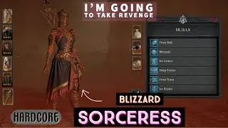 🔴LIVE🔴Hardcore Sorceress🔴18-22 LVL ACT2 Life Diablo 4 Diablo IV Start Bild Diablo4
