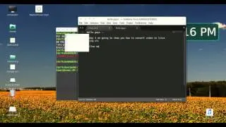 Converting video using vlc in Linux