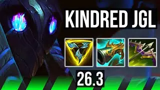 KINDRED vs ZAAHEN (JGL) | Good KDA: 10/1/3 | NA Challenger | 26.3