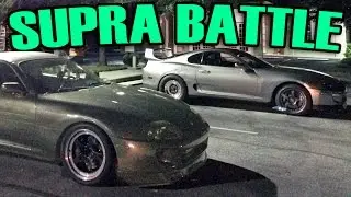1400hp Supra vs 1600hp Supra TRACTION BATTLE