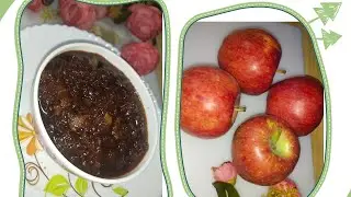 apple chutney recipe 🍎 khatti mithi tikhi #applechutney #trending #foodchannel #Rangeenrecipes