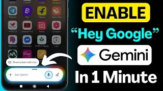 🔥 Hey Google Gemini: Enable AI Assistant & Android AI Voice Features