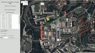 Plot a list of GPS positions on Google Maps and draw trajectory.