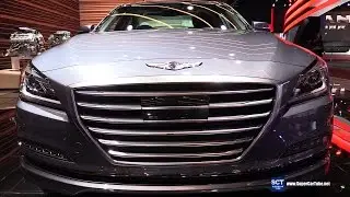 2017 Genesis G80 3.8 Sedan - Exterior and Interior Walkaround - 2016 Detroit Auto Show