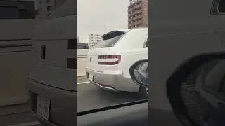 WHITE Toyota Century SUV on the Tokyo C1 loop🤯🔥 #toyotacentury