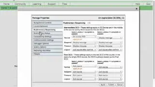 Configure SCORM Player