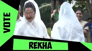 Rekha Runs Away After Voting | follo.in