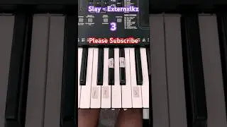 Slay - Eternxlkz easy Piano Tutorial (10 sec) #phonk #music #slay #eternxlkz #piano #tutorial