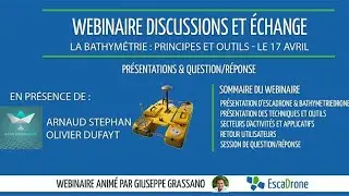 La bathymétrie : principes et outils - Escadrone (webinaire)