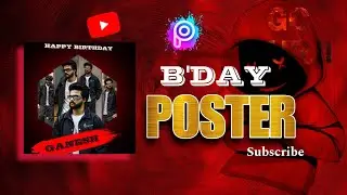 🔥 VIRAL BIRTHDAY POSTER IN PICSART||#editing 