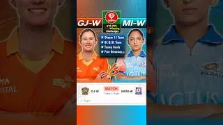 GJ W vs MUM W Today Match Dream11 Team Prediction, GG w vs MI W Dream11 Team #wpl #dream11team
