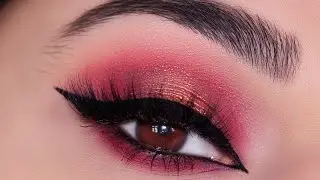 Hot Raspberry Pink Eye Makeup Tutorial