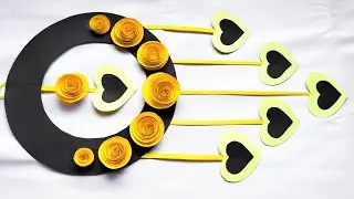 Unique Paper Flower Wall Hanging | Easy & Quick Wall Decor Idea | Paper Craft