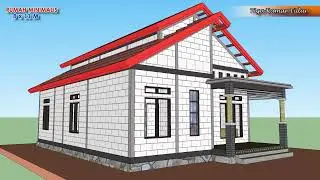 Rumah minimalis ukuran 8x11
