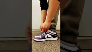 Air Jordan 1 Low FlyEase Sky J Purple Shoes 👟 🏀⛹️&zwj;♂️#shoes #nike #airjordan