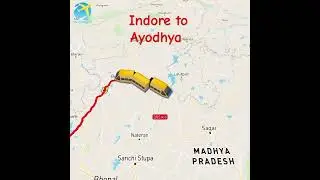 Indore to Ayodhya #explore #travel #train #trending #rammandir #ayodhya #indore #india #shortsfeed