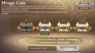 First Mirage Code 7 March 2022