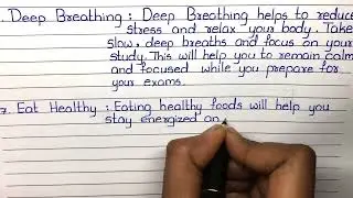 (4) Exam Stress ? Ways to Study Effectively | Scribble Sync | Handwriting Improvement Video | Study