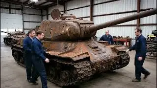 Restoring a Forgotten Heavy Tank Left in the Forest