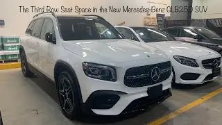 The Third Row Seat Space in the New Mercedes-Benz GLB250 SUV