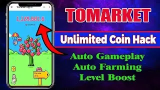 Tomarket Unlimited Coin Hack | Tomarket Auto Game Play | Tomarket Script Hack  Unlimited Coins