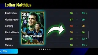 Best Training Guide Free Epic Lothar Matthaus 105 Rated In Efootball 2026 Treasure Link 😱✅