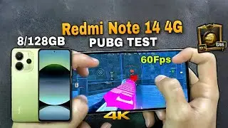 Redmi Note 14 Pubg Test !!🤯😨 | Redmi Note 14 Pubg Graphics Test | Fps Test | Battery & Gyro Test