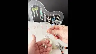 How to make 5 minutes earrings.  #jewelryideas #quickearnings #howto #makingearing#uniquejewelry