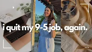 I quit my 9-5 job again to be a full-time content creator (UGC Update)