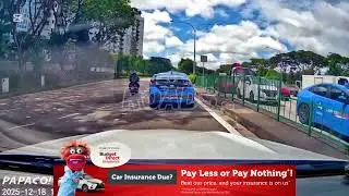 Driver of Silver Toyota #SML7083D lane change dangerously (18/12/25)