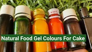 How to make Natural Food Colour at home | Natural Food Color | Gel Food Color | Liquid Food Colours