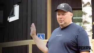 Окна и двери РЕХАУ в доме компании NORDIC WOOD на выставке OPEN VILLAGE 2023