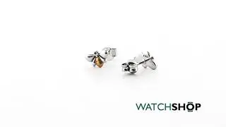 D For Diamond Childrens Sterling Silver Earrings (E4818)