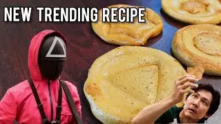 SQUID GAME Sugar Honeycomb ( So delicious! ) || How to make Squid game Honeycomb